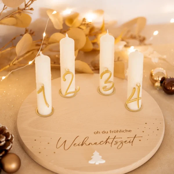 Adventskranz_Weihnachtszeit_Geschenk zu Weihnachten personalisiert