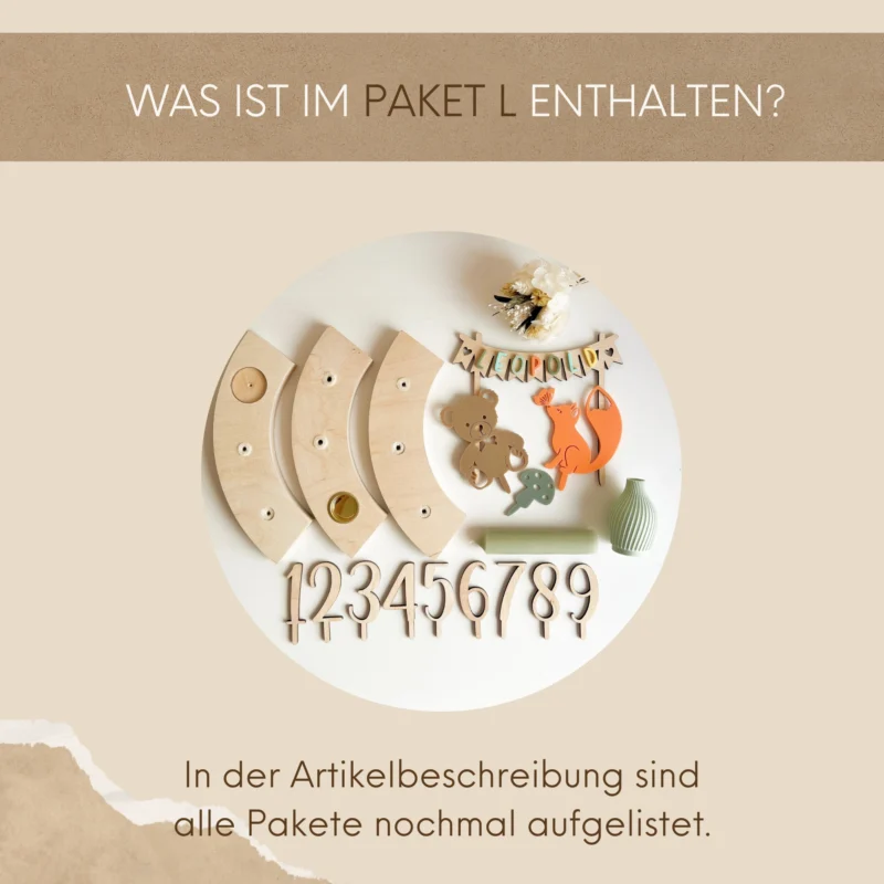 Personalisierter Geburtstagskranz für Kinder
