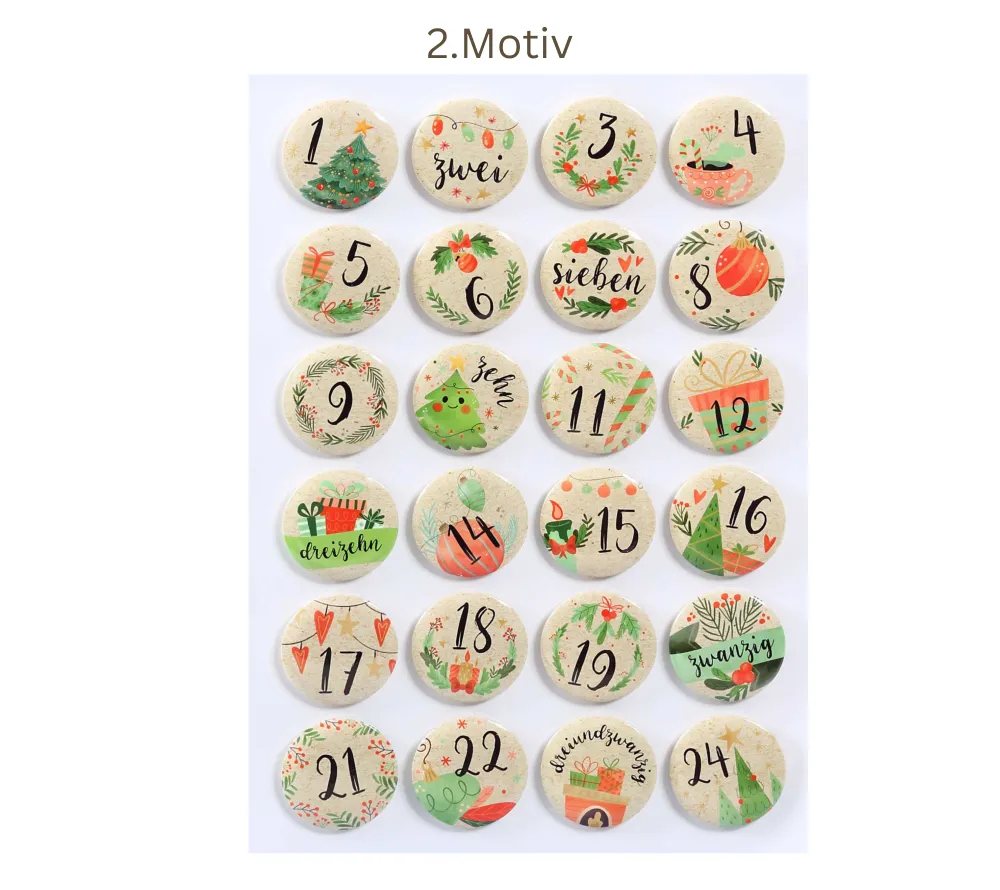 Personalisierter Adventskalender zum Befüllen – Bild 9