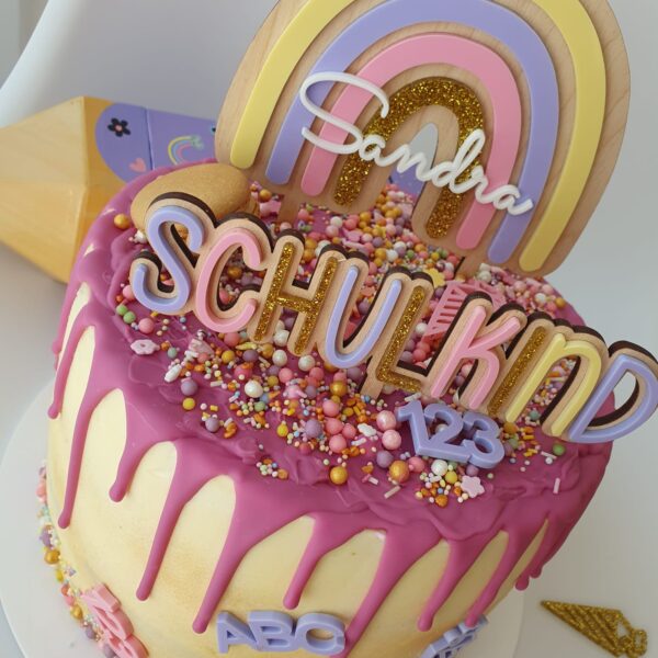 Cake Topper Schulkind