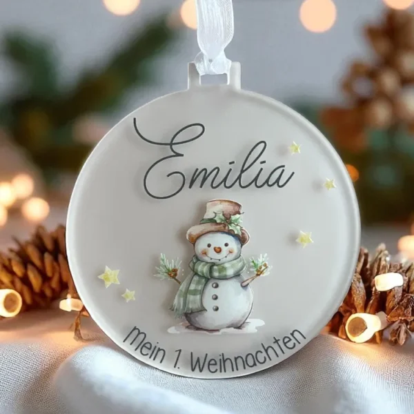 Weihnachtsanhänger aus Acryl