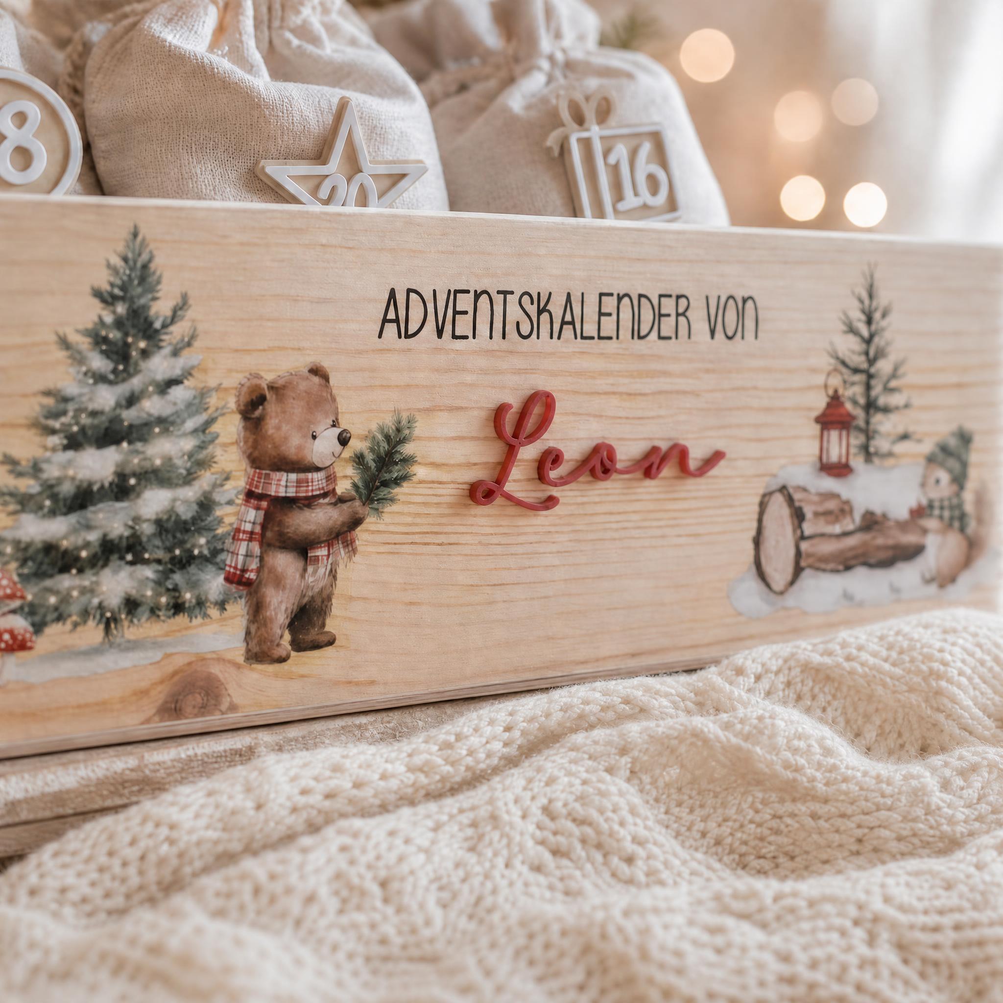 Personalisierter Adventskalender zum Befüllen – Bild 2
