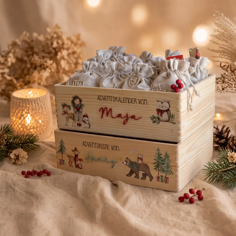 Personalisierter Adventskalender zum Befüllen – Bild 10
