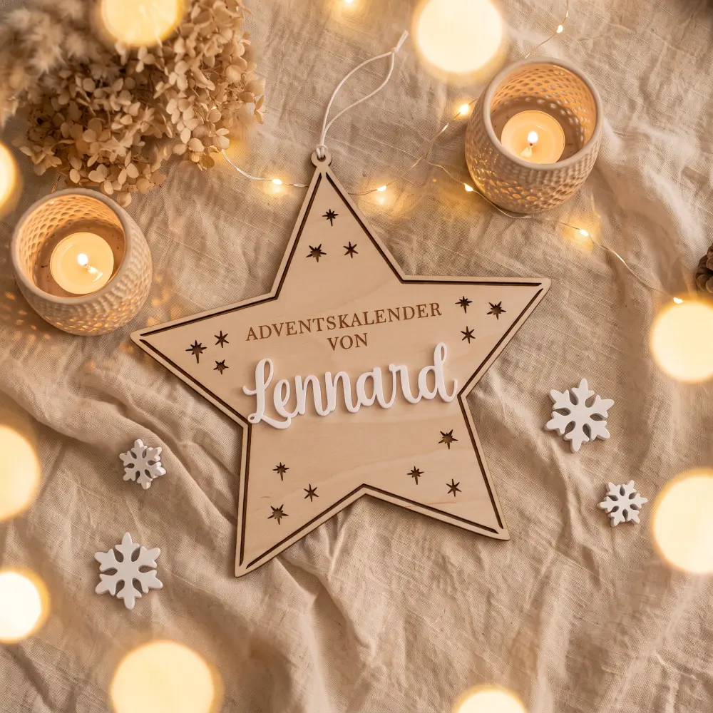 Personalisierter Adventskalender zum Befüllen – Bild 9