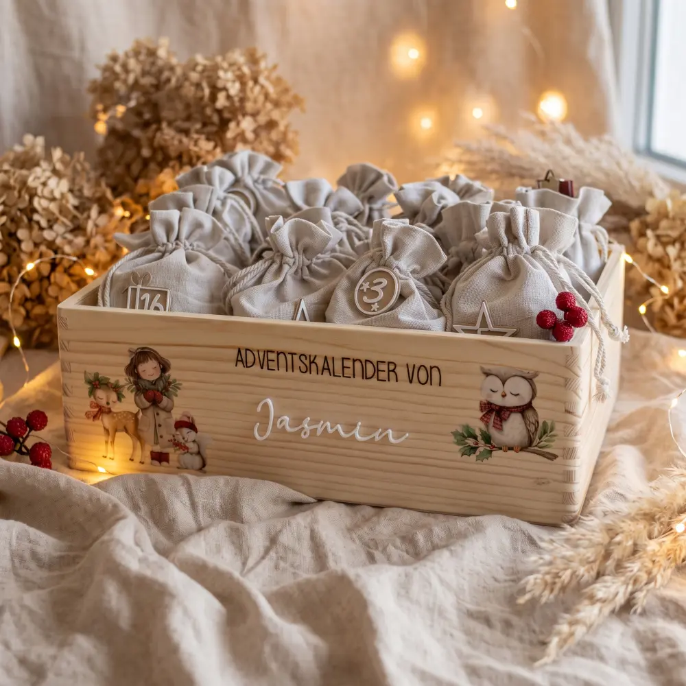 Personalisierter Adventskalender zum Befüllen – Bild 11
