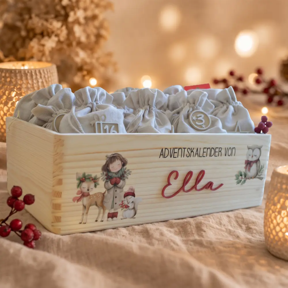 Personalisierter Adventskalender zum Befüllen – Bild 12