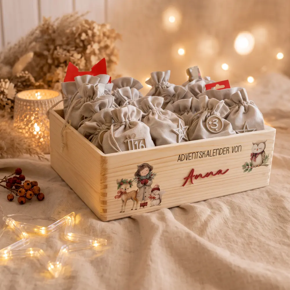 Personalisierter Adventskalender zum Befüllen – Bild 3